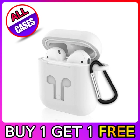 Accessories - NEW Apple Airpods Protective Silicone Case W/Hook